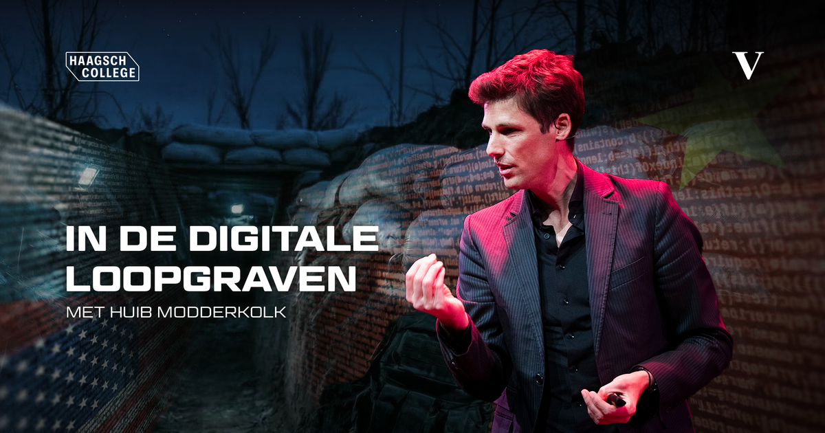 In De Digitale Loopgraven — Huib Modderkolk | Haagsch College in Het Nationale Theater, Den Haag